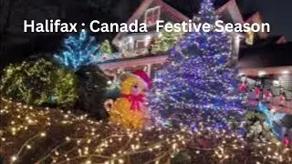New Year & Christmas Lights in Halifax, Canada 🎄✨ | Festive Evening Views