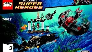 LEGO Batman Superheroes Black Manta Deep Sea Strike 76027 Instructions DIY Book 3
