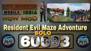 Resident Evil Maze Adventure | 60093 | Parkour | WOW MOD | BGMI | Tutorial  Solo Gameplay