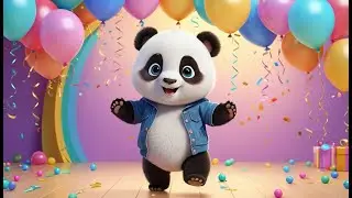 Baby Panda&rsquo;s New Year Dance | Fun Animals & New Year Nursery Rhyme for Kids | Baby Learning Song