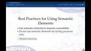 📚 Awesome HTML Course: 31. Best Practices for Using Semantic Elements