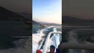 Fuel the adrenaline. Live the moment. Enjoy the ride 🔥🚀 #vlore #albania #boattrip #gramabay