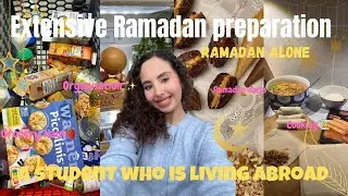 Ramadan Prep as a Moroccan Student in 🇩🇪(grocery,cooking🧑&zwj;🍳..)🩵🫐❄️ تحضيرات رمضان: أجمل شهر في السنة🌙