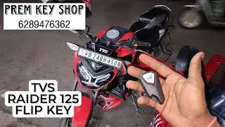 TVS Raider Flip Key Modified , How to make Flip Key , PREM KEY SHOP 6289476362, Shyamnagar Key Maker