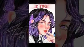 Tips for semi realistic effect beginners ✨ #tutorial #tips #ibispaintx #shorts #art