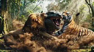 A Daylight Jungle Horror: When Lion and Tiger Faced Pure Evil
