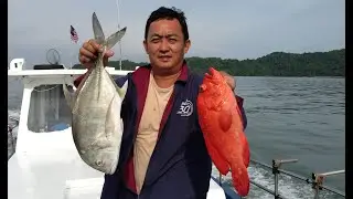 Deep Sea Fishing, Penang to Malacca Strait, March 2013.