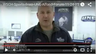 UNE Men's Ice Hockey: WCSH Sports Report, Pregame vs. Bowdoin