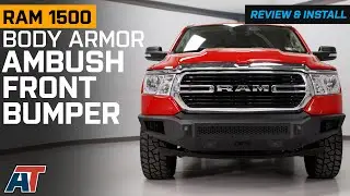Обзор и установка переднего бампера для бронежилетов RAM 1500 4x4 Ambush Series 2019&ndash;2024