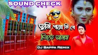 তুমি পারো কি গো চিনতে আমায় // DJ BAPPA RAMIX SOUND CHECK 