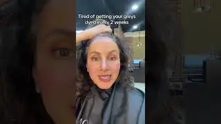 Embracing the Demi Trend for Gray Hair #shorts #aginggracefully #hairtransformation #beautyroutine