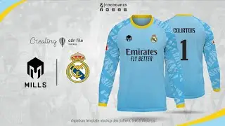 free download Real Madrid home goalkeeper kit 2025 | fantasy football jersey