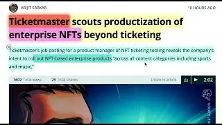 Ticketmaster scouts productization of enterprise NFTs beyond ticketing