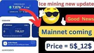 Ice Mining App New update today | Ice mining mainnet coming soon | ICE coins transfer