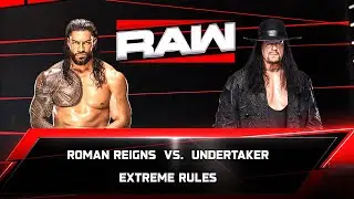 Roman Reigns vs Undertaker full match | Raw | WWE