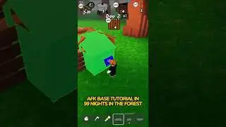 Afk base tutorial! #shorts #99nights #usa #meme