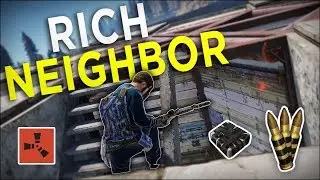 RAIDING my RICH NEIGHBOURS for EVERYTHING THEY OWN! - Rust Solo Survival #5 (END)