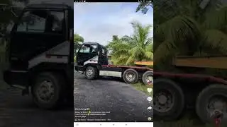 Trinidad Nissan diesel tractor trailer truck  (heavy haul convoy)