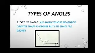 What is obtuse angle? / Types of angels/Study Overflow