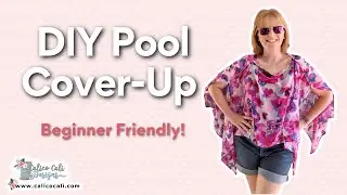 Fast & Easy Beach Wrap Cover-Up | DIY Pool Wrap Tutorial