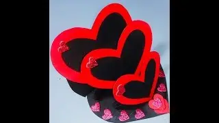 ValentinE Triple easel heart Card TUTORIA |  how to make triple easel card |  Crafts Craze
