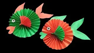 DIY Moving Paper FISH  Easy Paper Crafts  DIY paper crafts | AM Crafts #AMCrafts