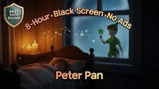 ⭐ 8-Hour Lullaby | Sleep Story | Peter Pan | Spanish Sleep Learning | No Ads | Black Screen