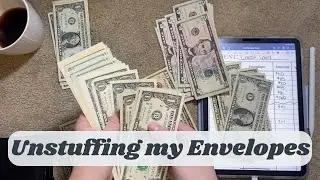 Unstuffing my Cash Envelopes || Paying Off Credit Card Expenses || Unedited, Behind the Scenes