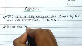 10 Lines Essay on Covid-19 in English