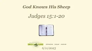 God Knows His Sheep - Judges 15:1-20  (6-11-2023 Sunday)