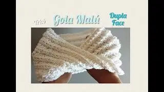 Gola Malú Dupla Face em Tricô