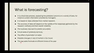 Sales forecasting a level business revision full chapter edexcel theme 2 in detail!