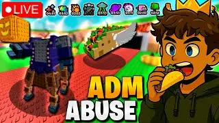 🌮 EVENTO DE ADM ABUSE (TER&Ccedil;A DOS TACOS) NO ROUBE UM BRAINROT AO VIVO #roblox #brainrot