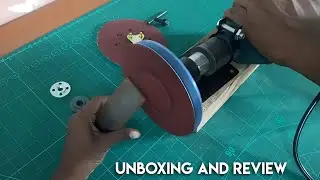 Unboxing and Review / drilling machine / drill holder / Sanding Disc 5-Inch / Lock Nut And 6 Pieces