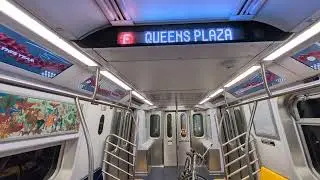 R211 F Train Ride via Queens Blvd Express (Roosevelt Avenue to Queens Plaza) December 16 2025