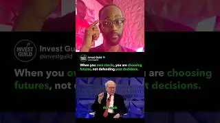 When You Own Stocks, You&rsquo;re Choosing Futures NOT Defending Past Decisions‼️ #Wealth #Finance #Money