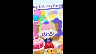 My sweet birthday party#birthday gift ideas#Town:MyWorld#Babybus#Babypanda#pandagames#shorts