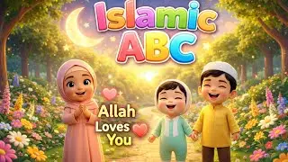 Islamic ABC for Kids 🌙 | Learn Islam the Fun Way | Allah Loves You 💖