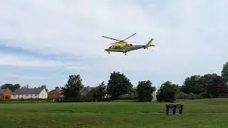 Air Ambulance Departs Ravenstone