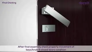 Dorset Stark Handle on Rose - Mortise Door Lock | Installation Guide