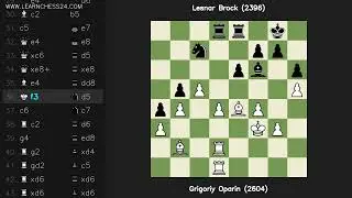 Защита-Каро-Канн-Двух-коней: Grigoriy Oparin (2604) vs Lesnar Brock (2396)
