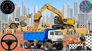 City Construction JCB Excavator 3D - Heavy Crane Driving Simulator - Android Gameplay