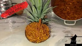 DULCE de COCO CON PIÑA. Receta tradicional, te va a ENCANTAR