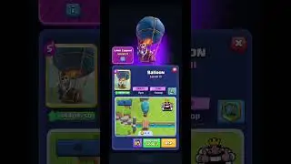 what happens if you try to level up a level 14  card with coins #clashroyale #clashroyaleshorts