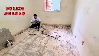 Pedreiro customiza quarto antigo gastando pouco! Você vai se surpreender