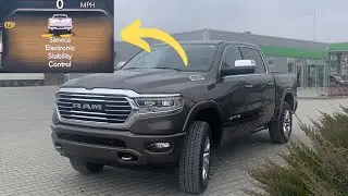 &ldquo;Service electronic stability control&rdquo; warning in Ram 1500