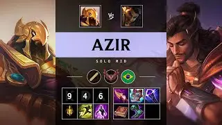 Azir Mid vs Akshan - BR Grandmaster Patch 25.20