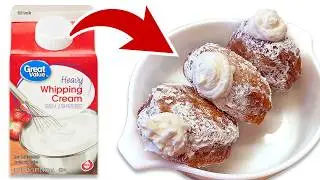 How To Make Filled Donuts - Canned Biscuit Recipe - Dunkin Donuts Copycat