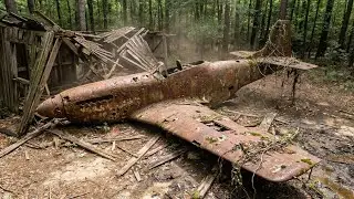 I Found an Abandoned P-51 Mustang in the Forest… The Most Satisfying ASMR Restoration (No Talking)
