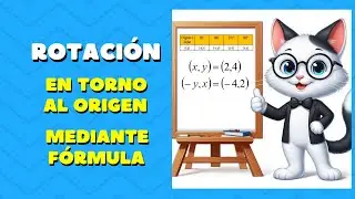 Rotación - En torno al origen - Mediante fórmula